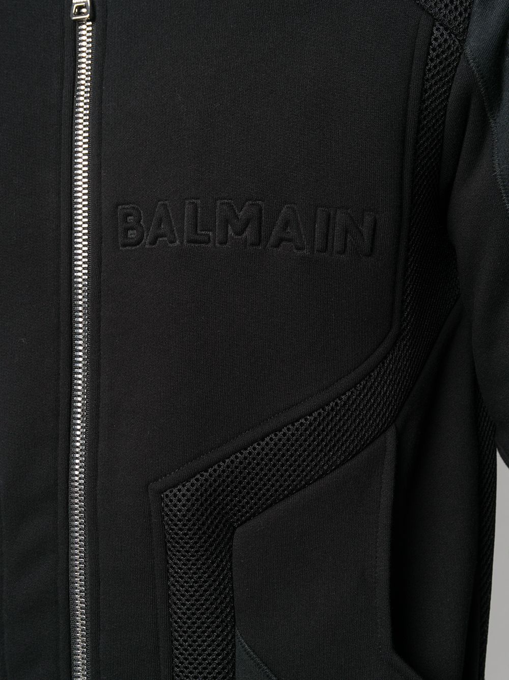 фото Balmain бомбер со вставками