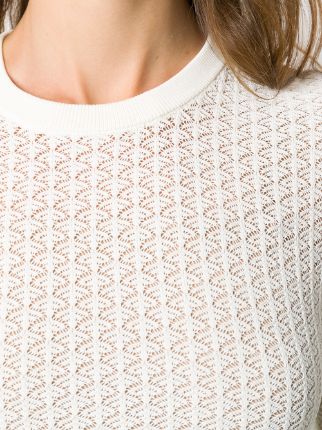 long-sleeve knitted top展示图