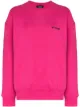 Image 1 of We11done logo-print crew-neck sweatshirt