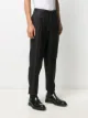 Emporio Armani shadow-stripe tailored trousers
