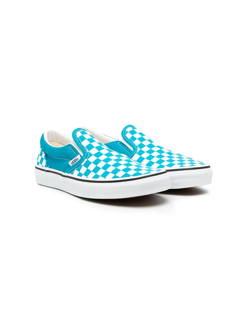 vans kids checkered