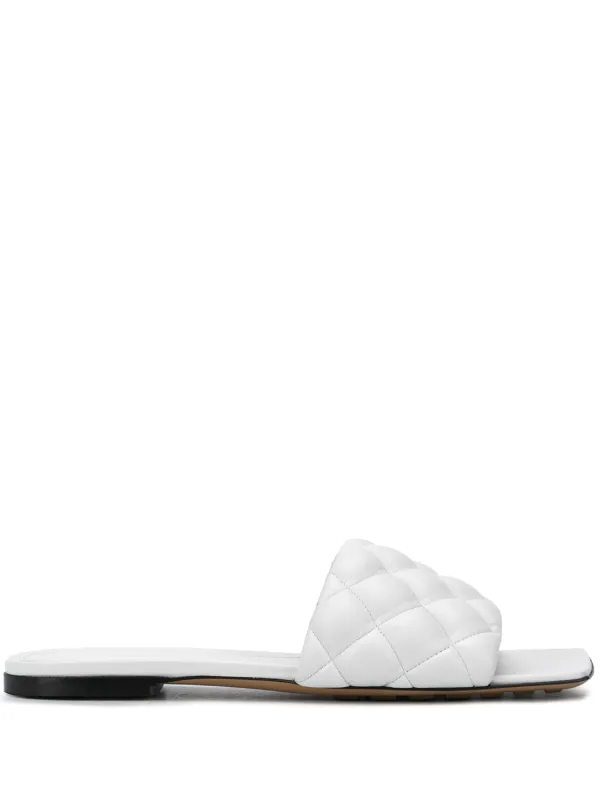 white mule sandals