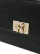 Furla crocodile effect shoulder bag