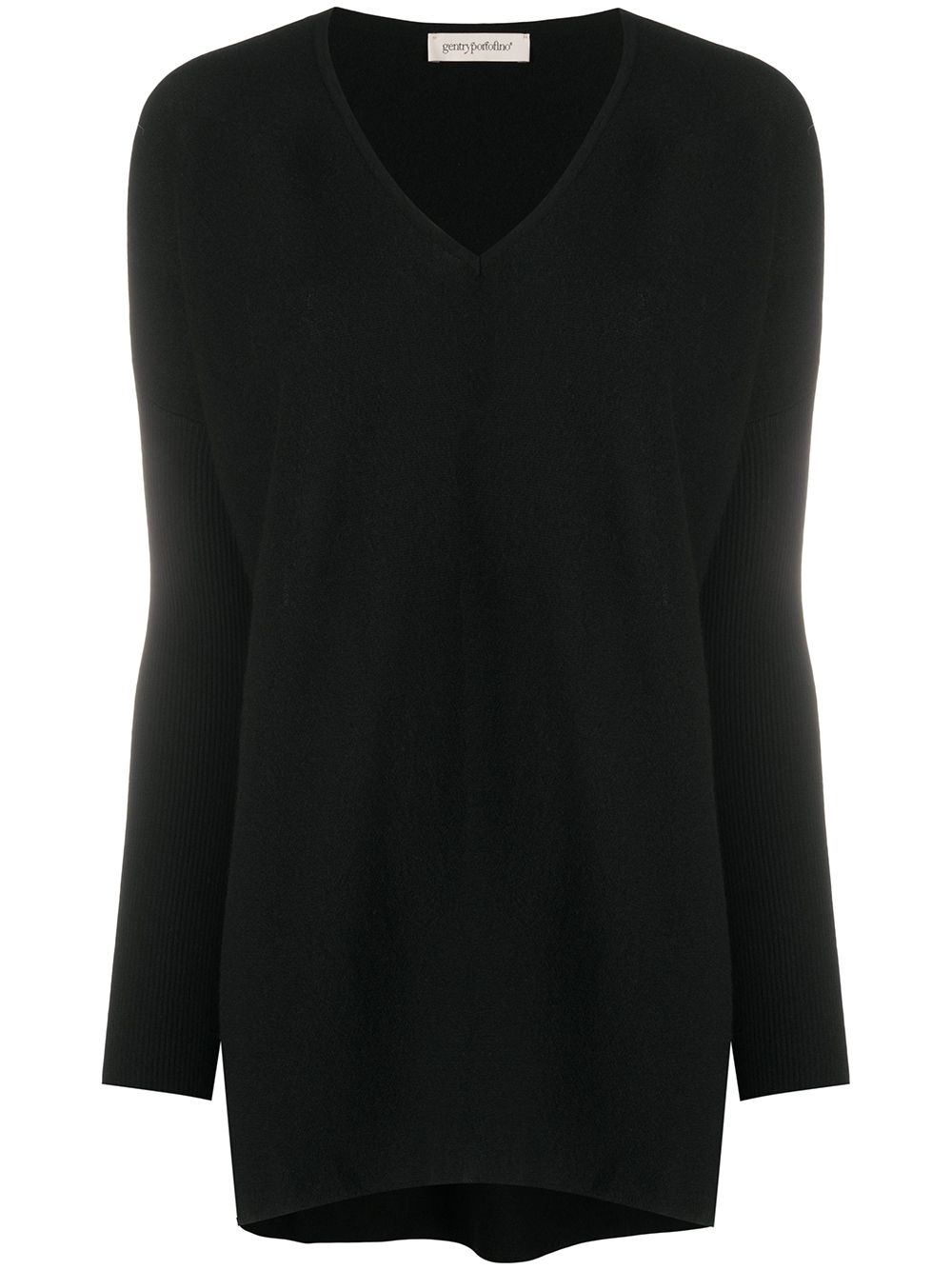 фото Gentry portofino v-neck cashmere knit top