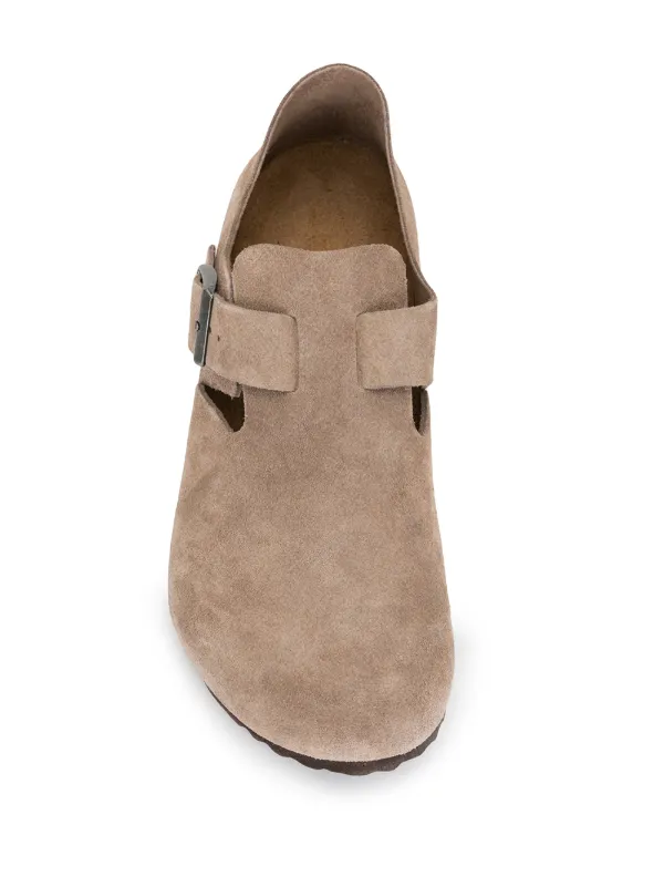 Birkenstock London Suede Shoes | Neutrals | FARFETCH