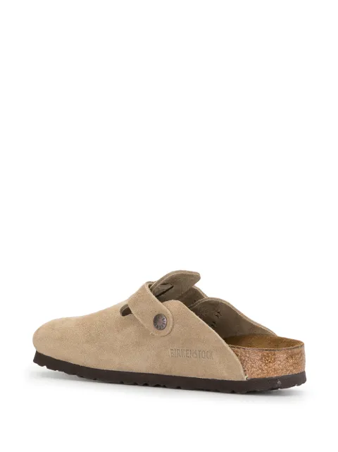 Shop Birkenstock Boston suede clogs with Express Delivery - Farfetch