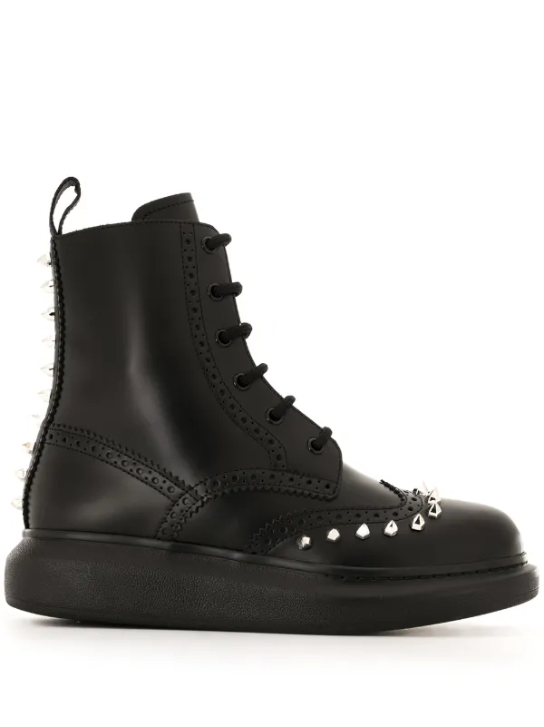 alexander mcqueen studded boots