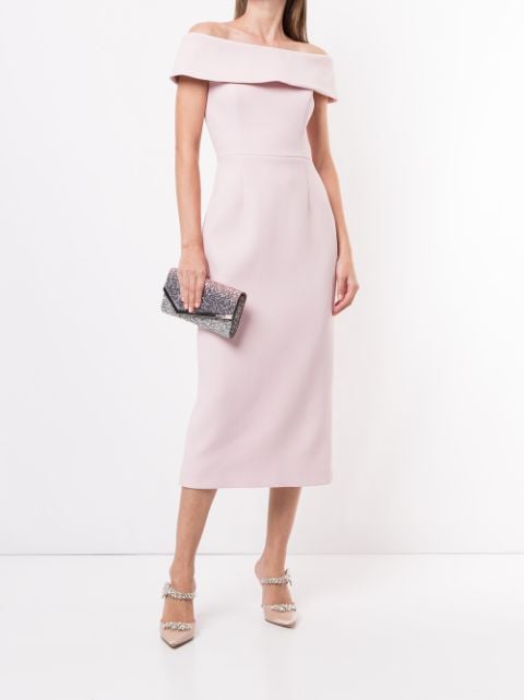 Rebecca Vallance off-shoulder Fitted Dress - Farfetch