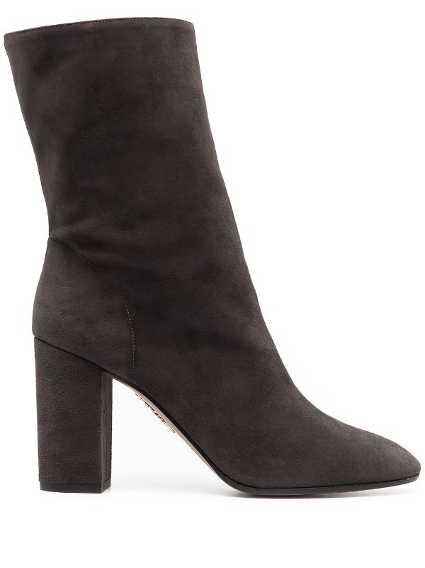 aquazzura suede ankle boots