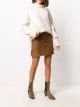 Image 2 of Prada Pre-Owned 2000s A-line leather skirt