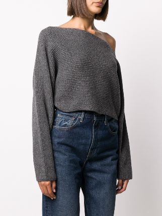 asymmetric cropped jumper展示图