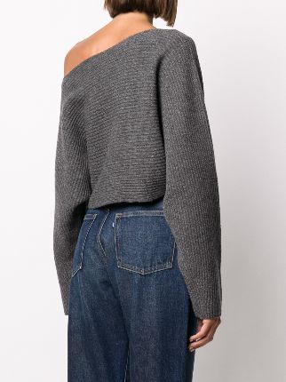 asymmetric cropped jumper展示图