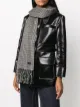 الصورة 2 من Saint Laurent وشاح كشمير بنقش كاروهات