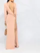 الصورة 2 من Elisabetta Franchi فستان سهرة ضيق مفتوح من الظهر
