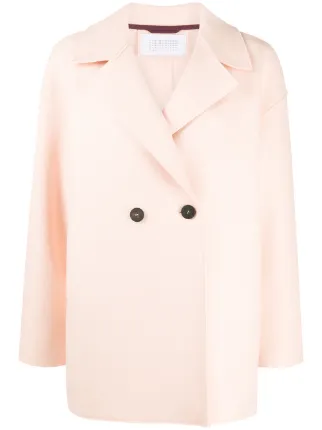 pink felt coat