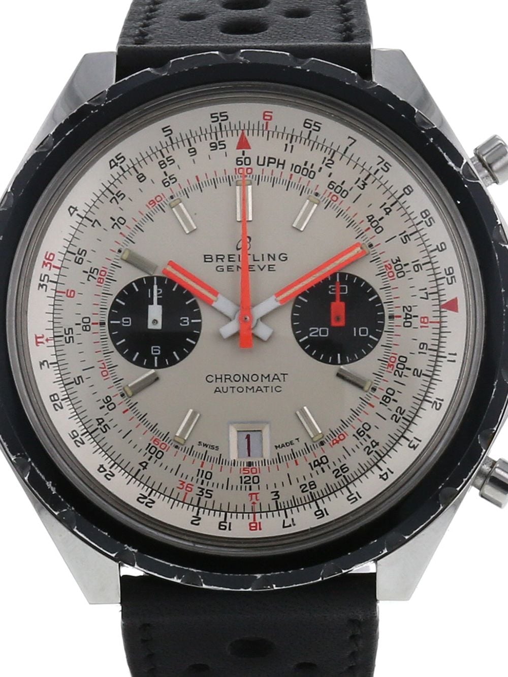 Pre-owned Breitling 1969  Chronomat 48mm In Black