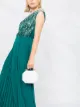 Elisabetta Franchi فستان سهرة مزين بترتر وكسرات