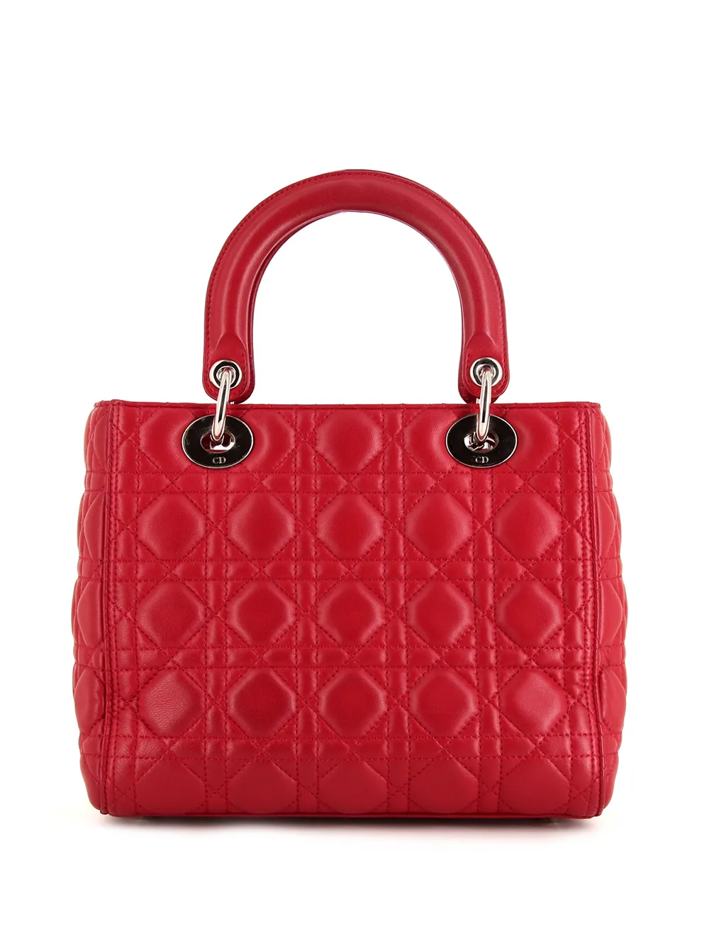 Image 2 of Christian Dior 2010s pre-owned Lady Dior Cannage tote bag