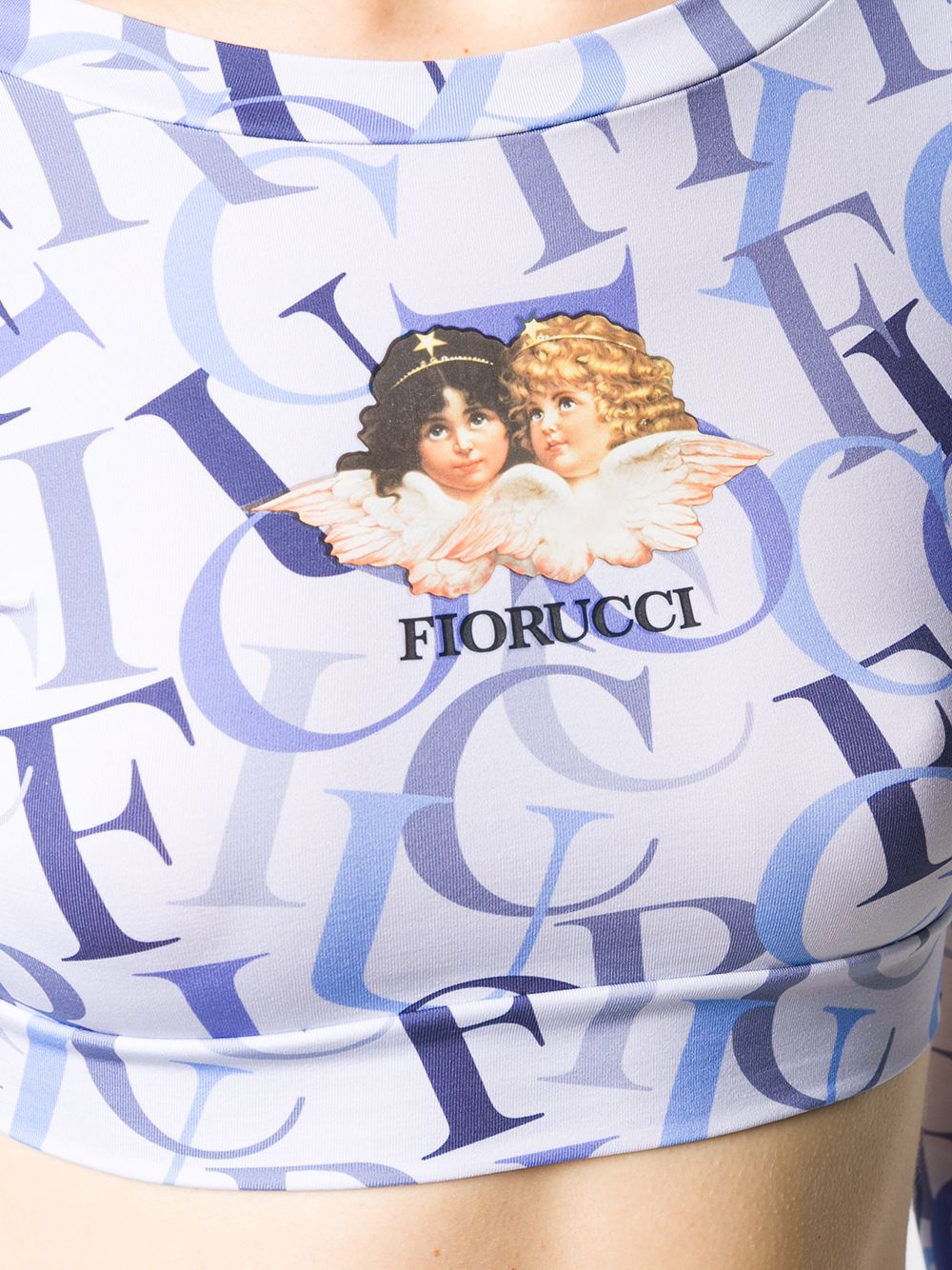 фото Fiorucci укороченный топ с логотипом