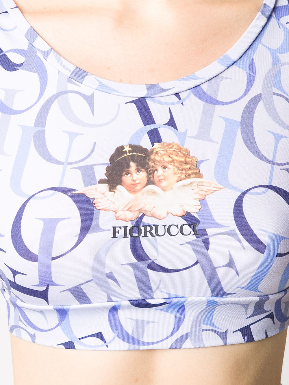 фото Fiorucci укороченный топ с логотипом