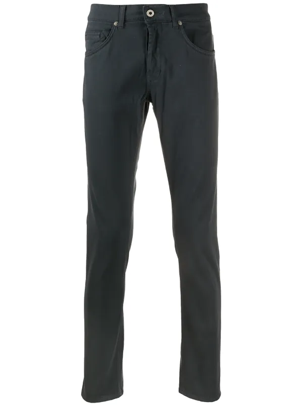 george slim straight jeans