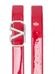 Valentino Garavani patent leather VLOGO belt
