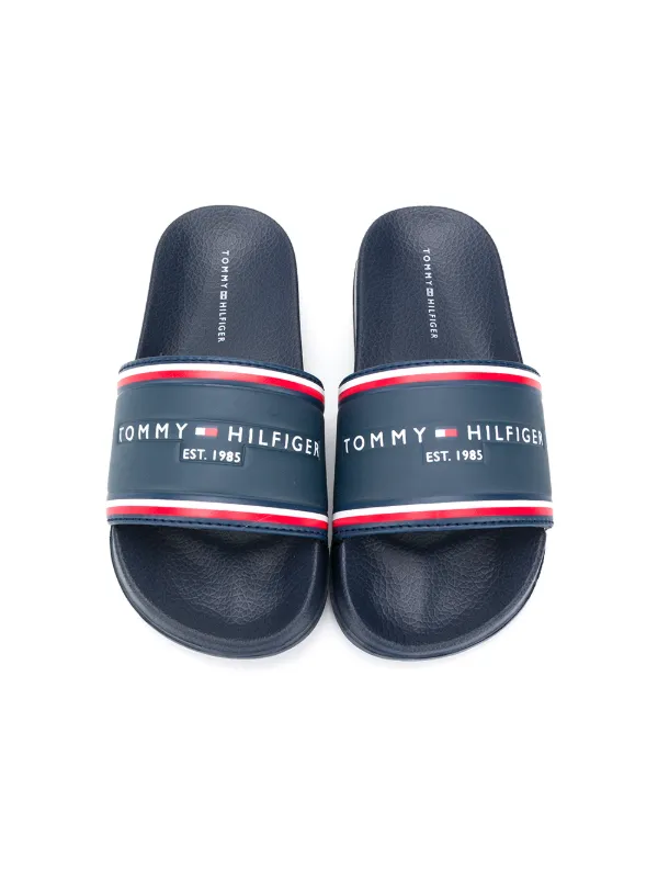 junior tommy hilfiger sliders