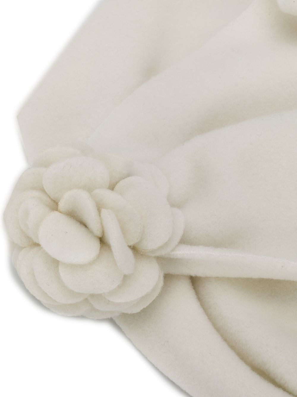 фото Il gufo flower trim scarf