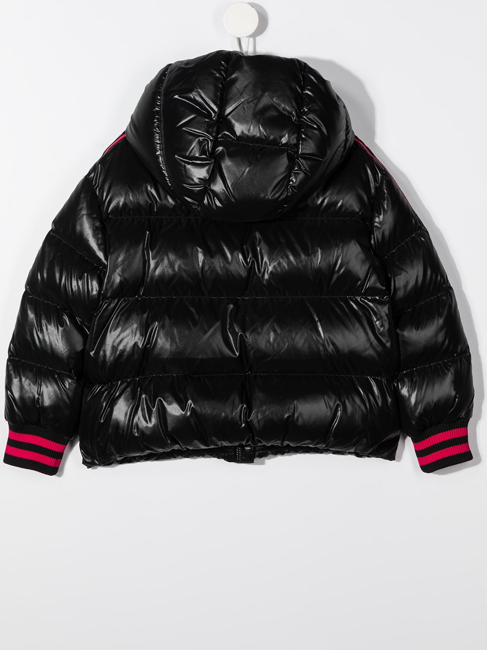 фото Moncler kids пуховик с вышитым логотипом