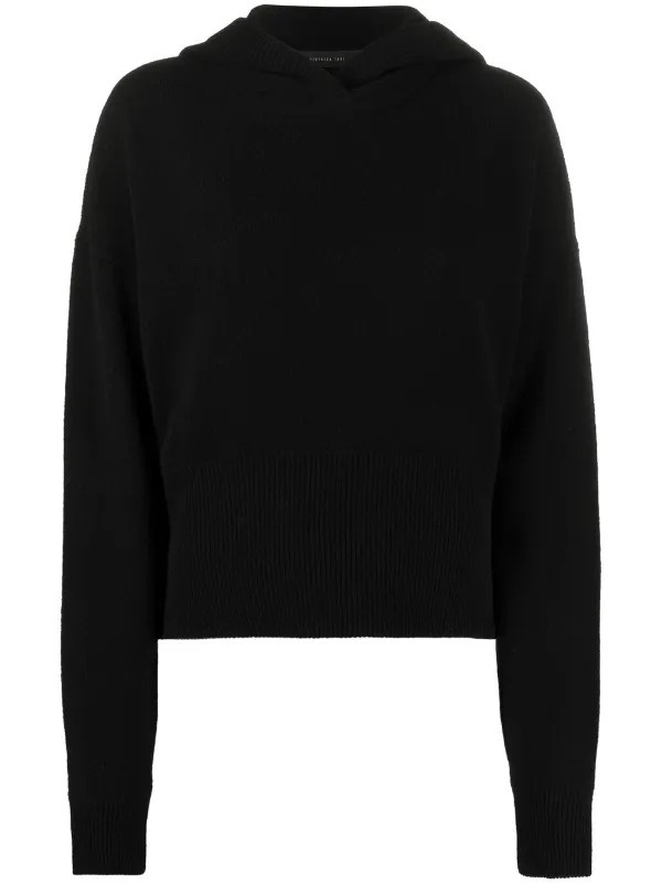 hooded wool jumper