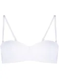 Dolce & Gabbana bustier bikini top - White