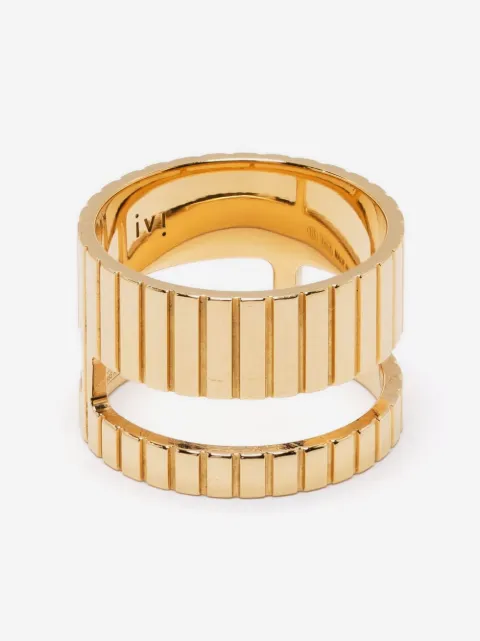IVI Slot cut-out chunky ring