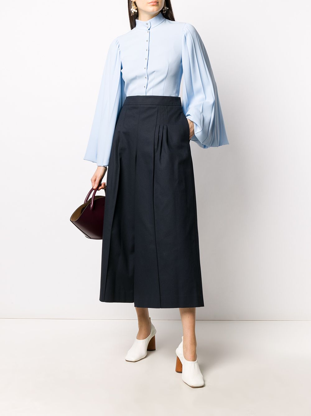 фото Loewe cropped culotte trousers