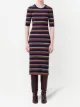 Image 2 of Jason Wu stripe-print knitted midi dress