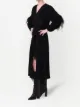 Image 2 of Jason Wu high-rise pleated feather-trimmed skirt