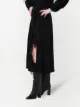 Jason Wu high-rise pleated feather-trimmed skirt