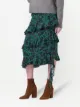 Jason Wu floral-print ruffled silk midi skirt