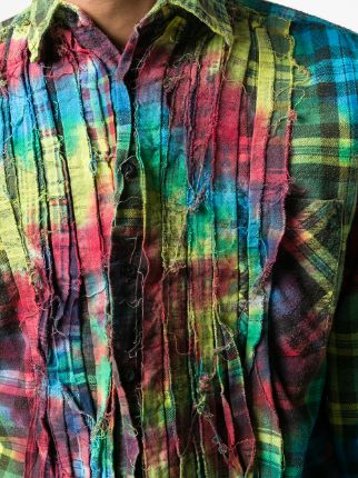 graffiti plaid shirt展示图