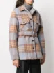THE ANDAMANE belted check shirt jacket