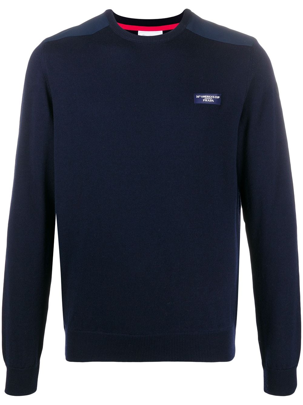 North Sails X Prada Cup Logo-patch Sweatshirt In Blue