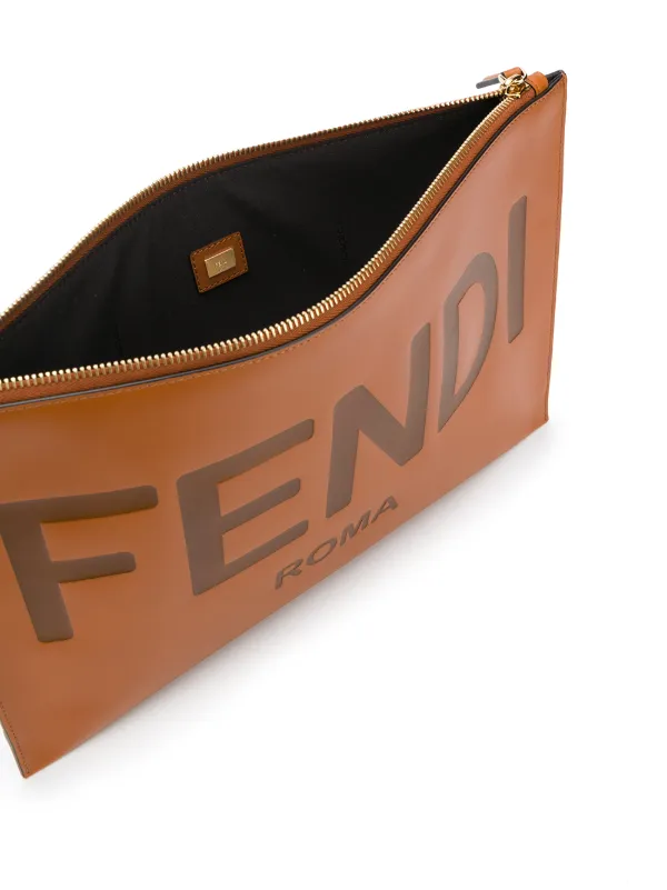 fendi flat clutch