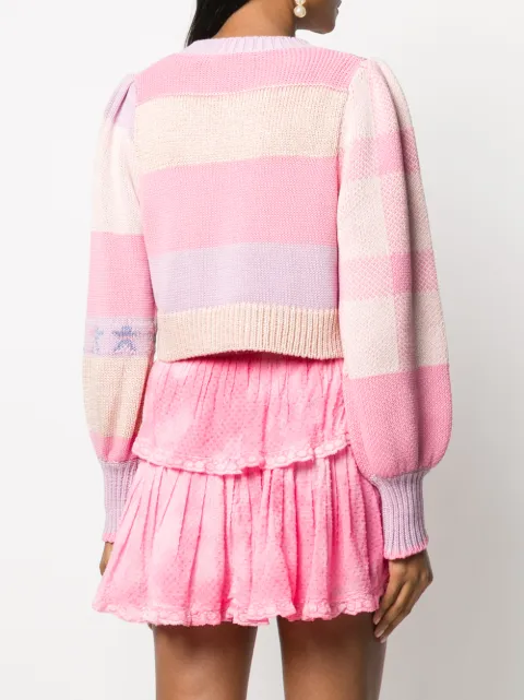 LoveShackFancy Bedford Cropped Cardigan 