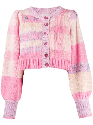 LoveShackFancy Bedford Cropped Cardigan 