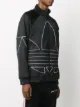 adidas logo outline print jacket