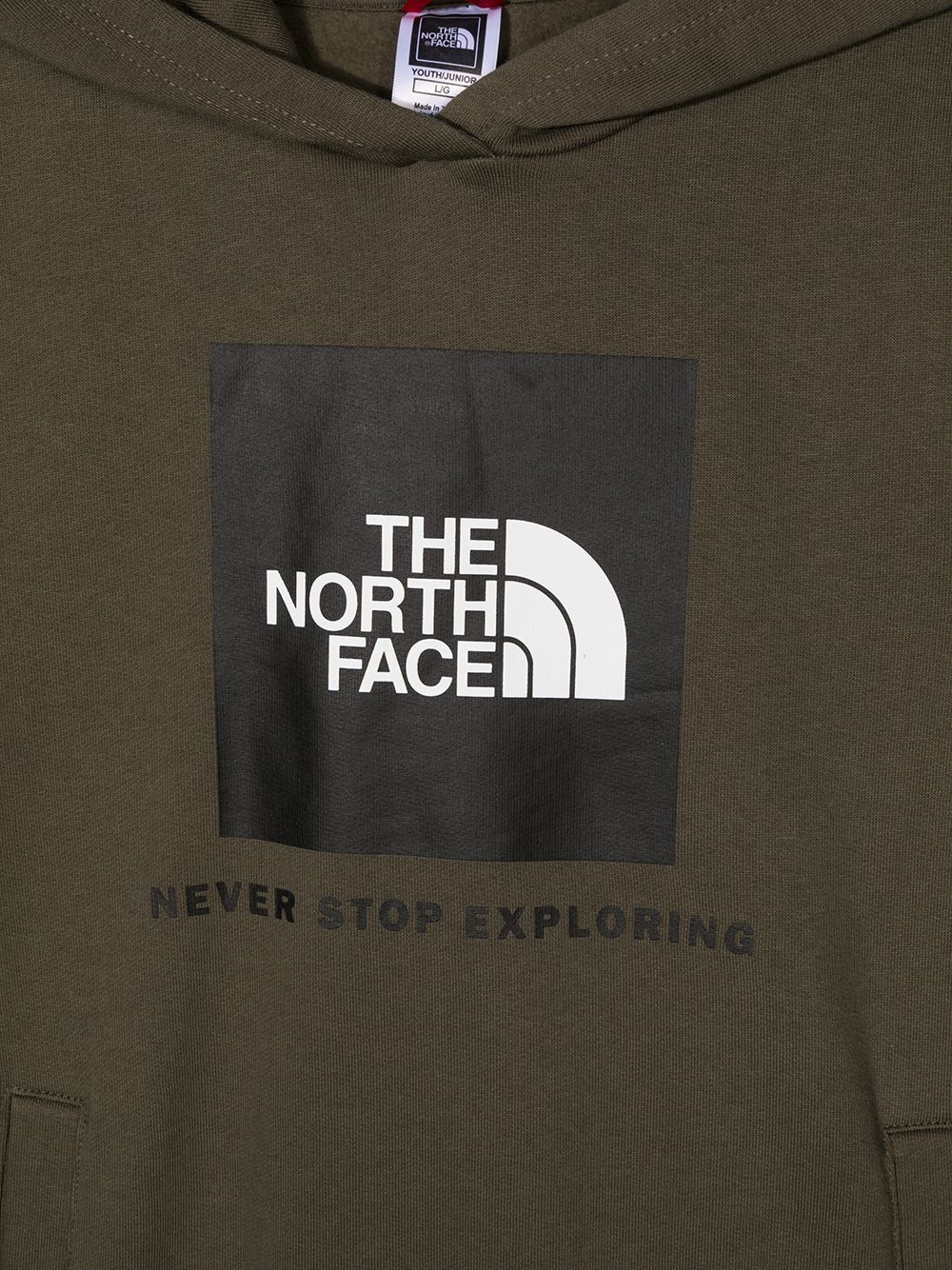 фото The north face kids худи box drew peak с логотипом