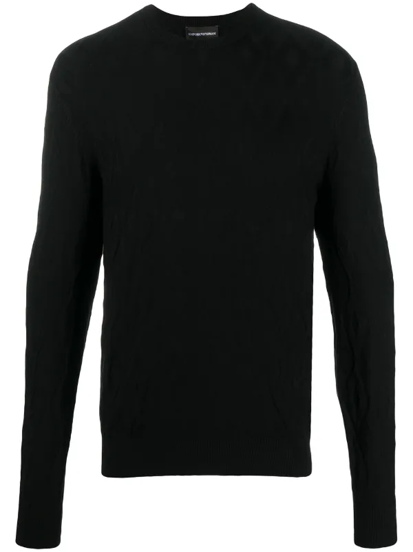 black armani jumper