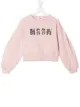Image 1 of Msgm Kids logo print sweatshirt