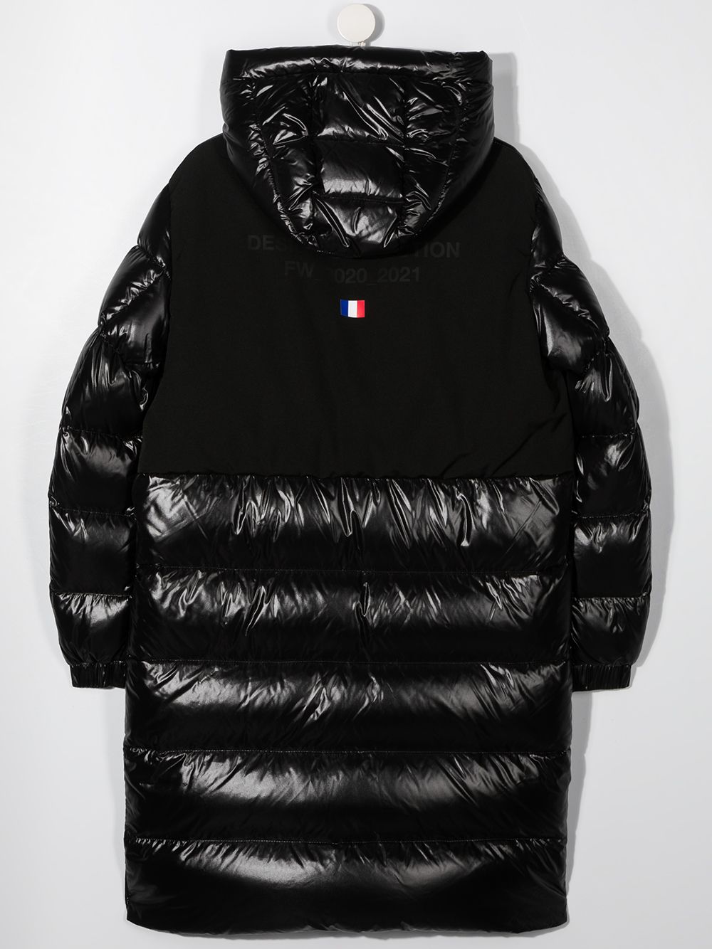 фото Moncler kids пуховик со вставками