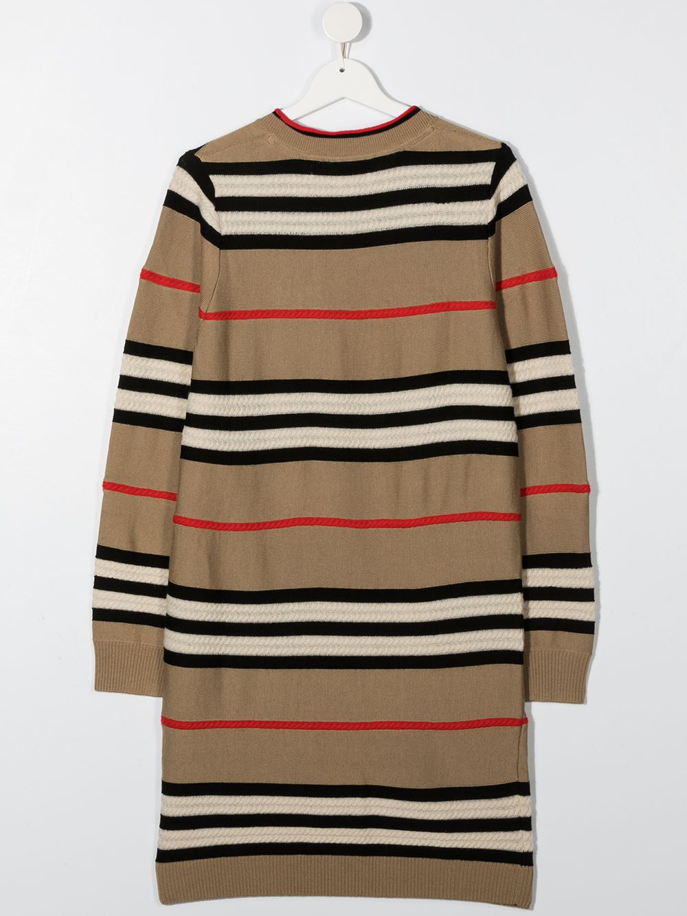 фото Burberry kids трикотажное платье в полоску icon stripe