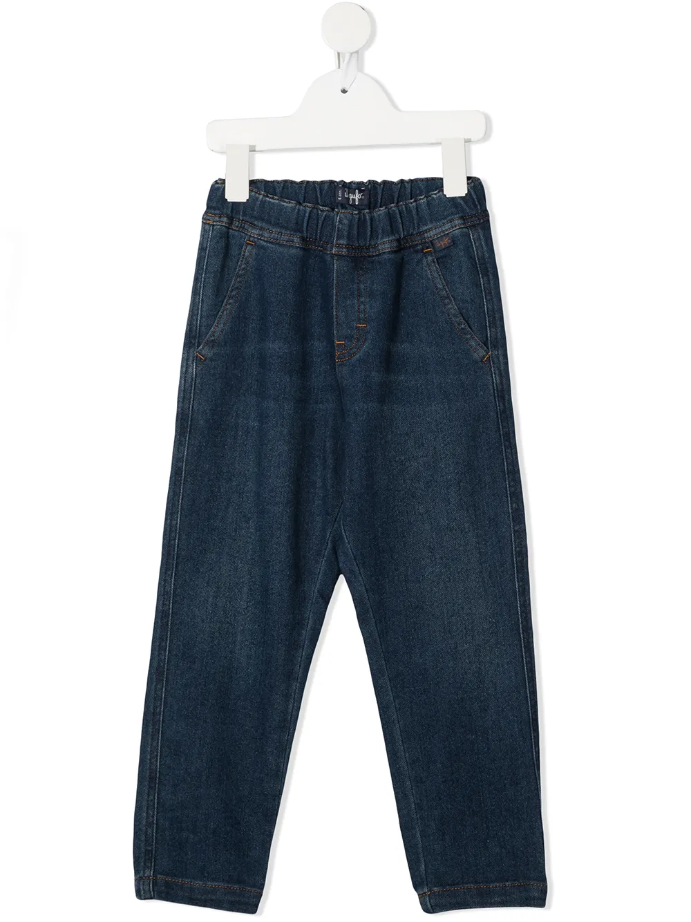 

Il Gufo straight denim trousers - Blue